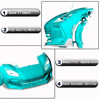 Front bumperlip Lip V1 (2021-2023, carbon) foto 4