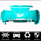 Subaru BRZ 2021– Achterbumper diffuser V1 (2021-2023, Carbon) foto 2