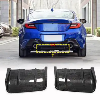 Achterbumper diffuser V1 (2021-2023, Carbon)