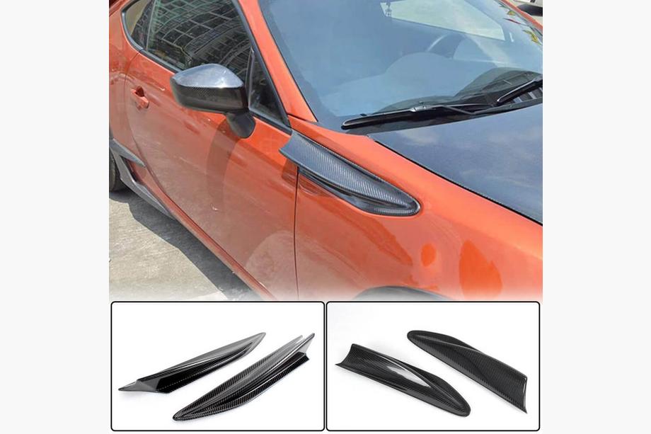 Subaru BRZ 2012–2021 Carbon covers voor voorspatborden Foto 2