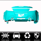 Subaru BRZ 2021– Achterbumper diffuser V1 (Carbon) foto 2