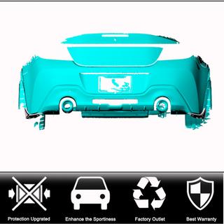 Achterbumper diffuser V1 (Carbon) foto 2