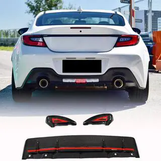 Achterbumper diffuser V2 (2021-2023, carbon)