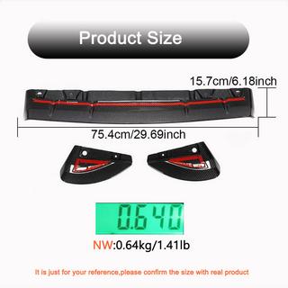 Achterbumper diffuser V2 (2021-2023, carbon) foto 4