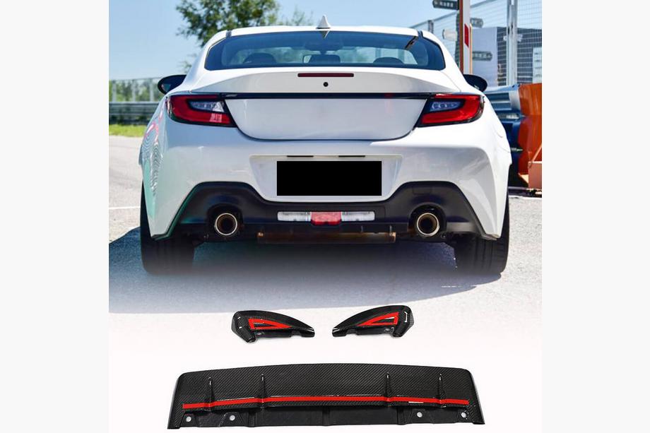 Subaru BRZ 2021– Achterbumper diffuser V2 (2021-2023, carbon) Foto 1