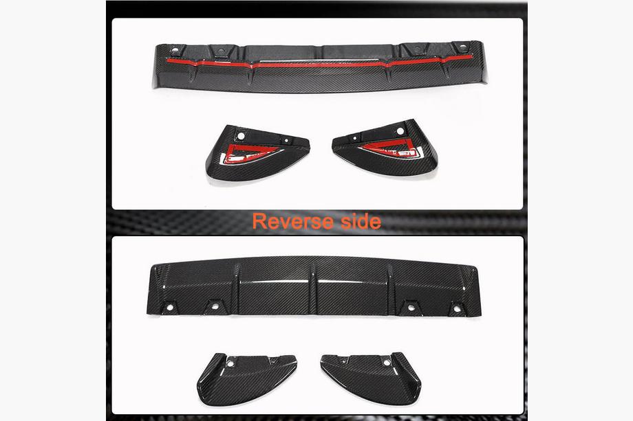 Subaru BRZ 2021– Achterbumper diffuser V2 (2021-2023, carbon) Foto 5