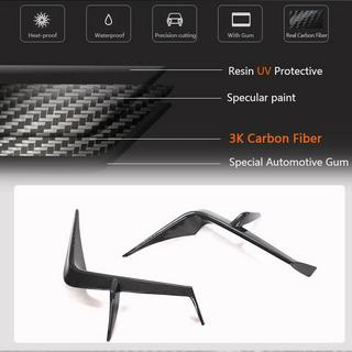 Voorbumper splitter (carbon) foto 3
