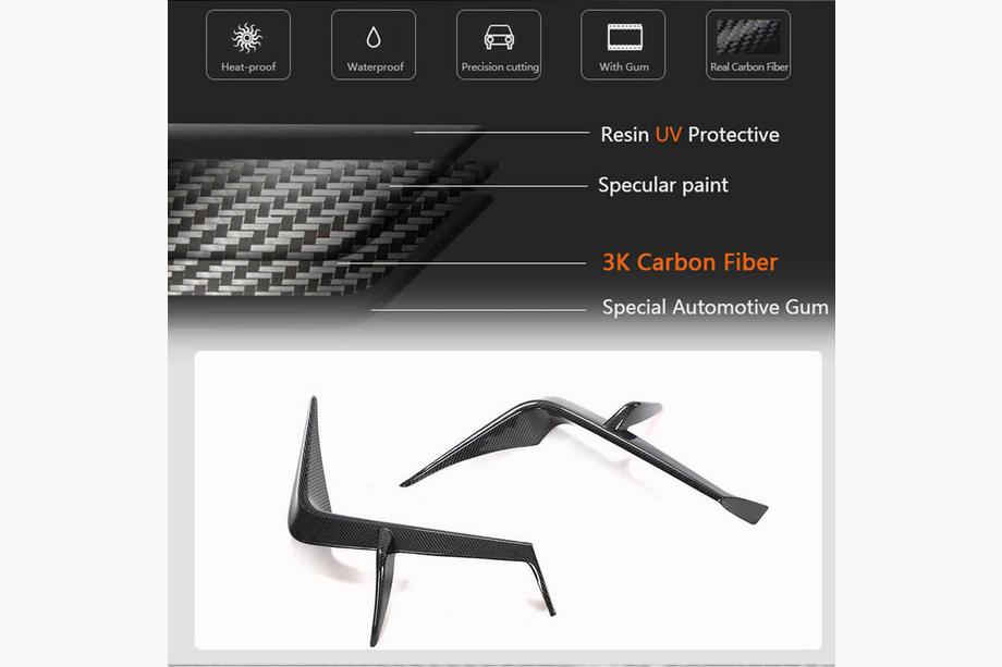 Subaru BRZ 2021– Voorbumper splitter (carbon) Foto 3