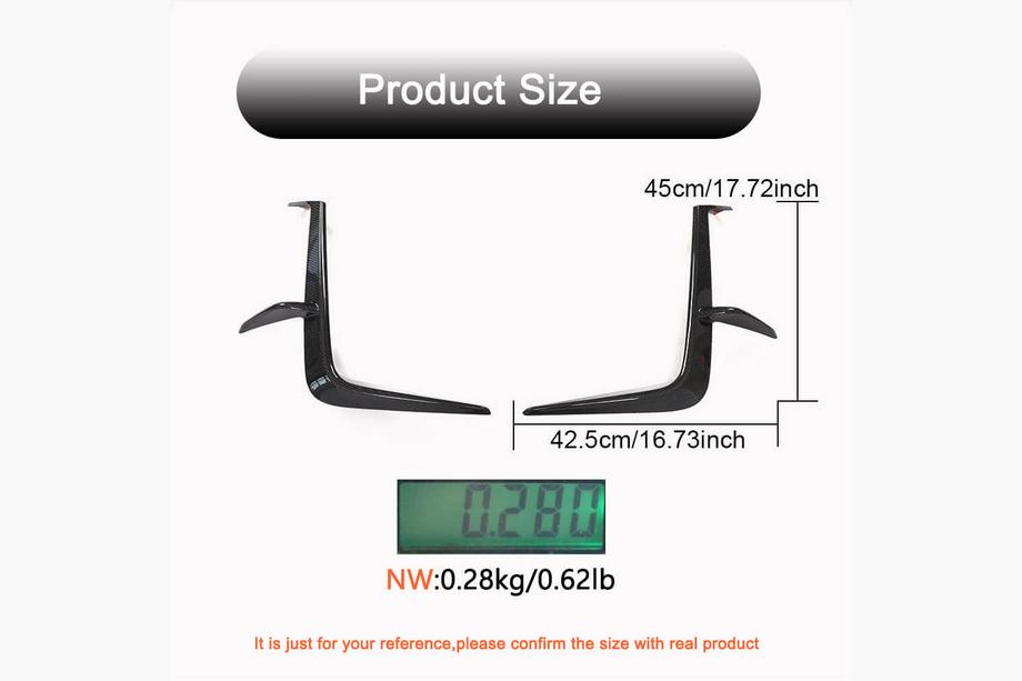 Subaru BRZ 2021– Voorbumper splitter (carbon) Foto 4