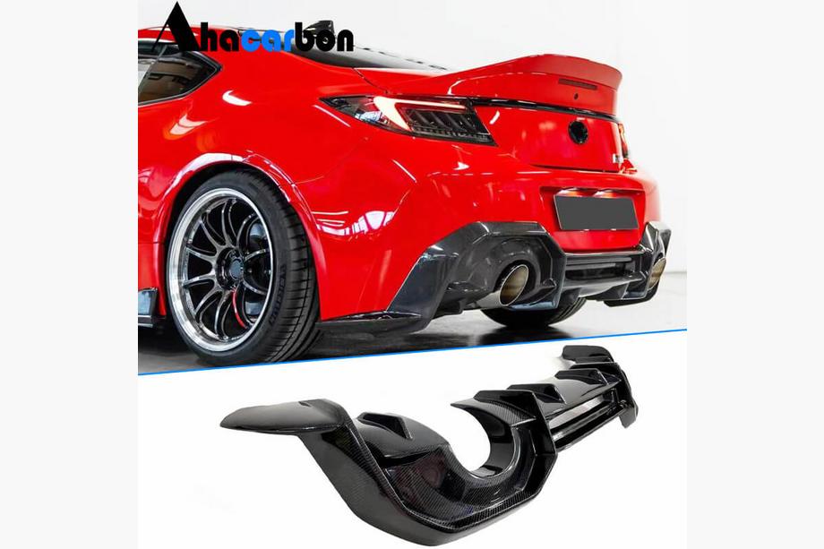 Subaru BRZ 2021– Achterbumper diffuser V3 (2021-2023, Carbon) Foto 1