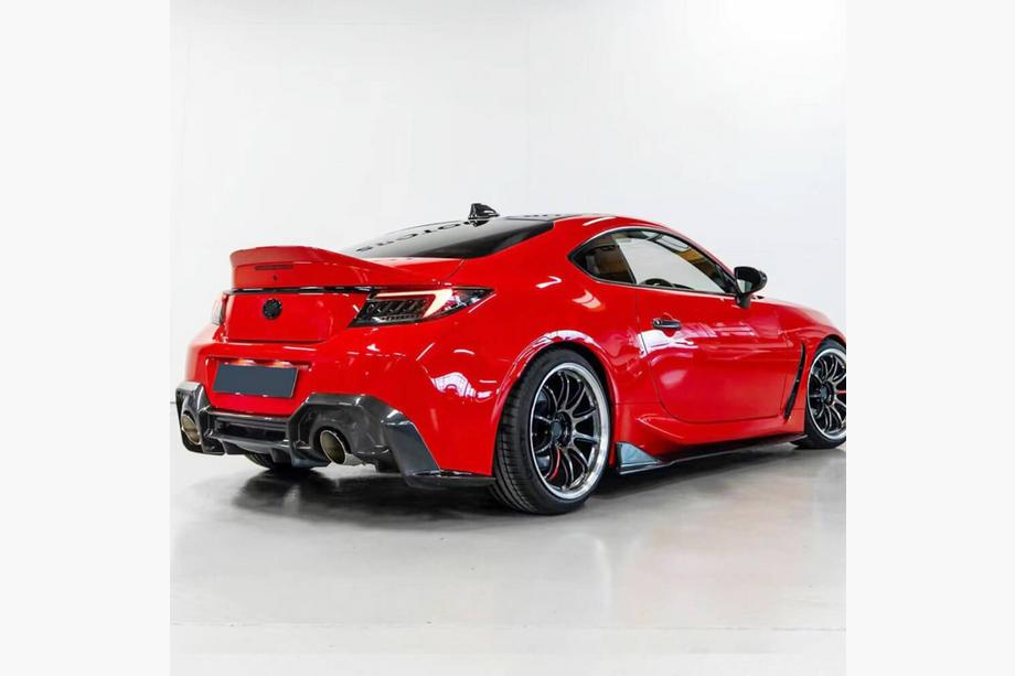 Subaru BRZ 2021– Achterbumper diffuser V3 (2021-2023, Carbon) Foto 3