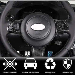 Stuurwielcover V2 (Carbon) foto 2