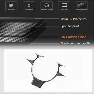 Stuurwielcover V2 (Carbon) foto 3