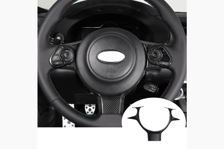 Subaru BRZ 2012–2021 Stuurwielcover V2 (Carbon) Image