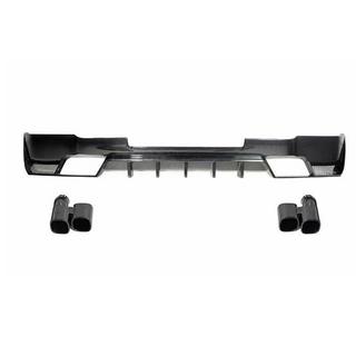 Achterbumper diffuser (carbon) foto 3