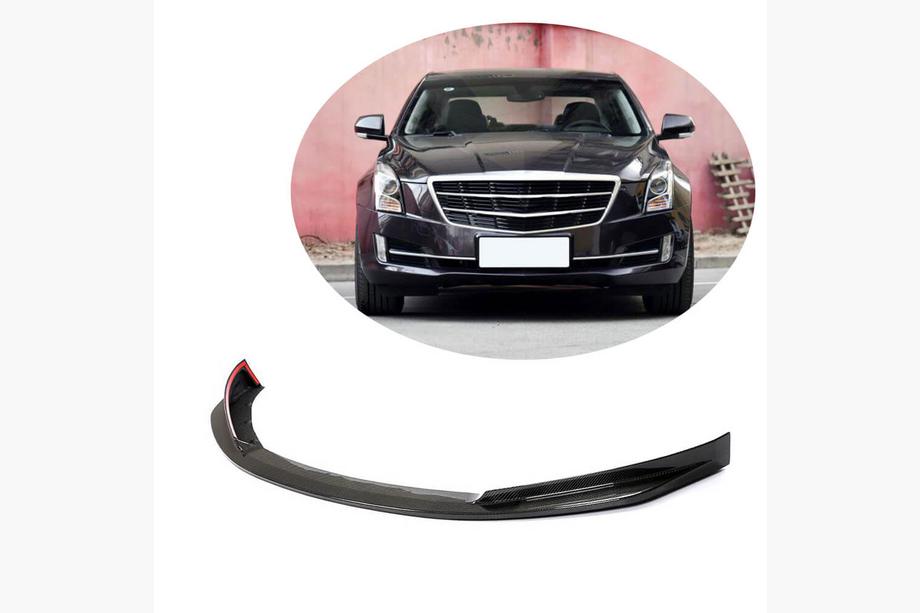Cadillac ATS 2012–2019 Frontbumper Lip-afdekking (voor Base 2015-2017, carbon) Image