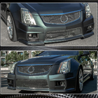 Cadillac CTS 2007–2014 Voorbumper Flap-flaps (voor CTS V Coupe, carbon) foto 3