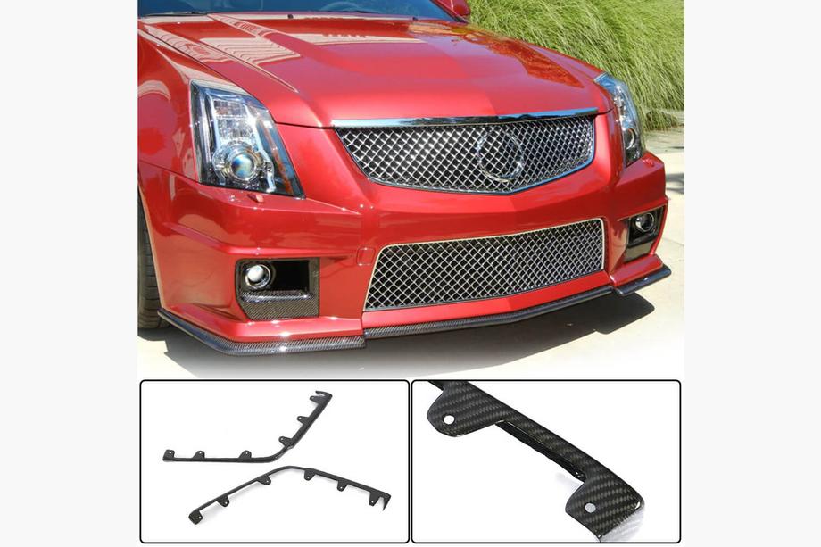 Cadillac CTS 2007–2014 Voorbumper Flap-flaps (voor CTS V Coupe, carbon) Image