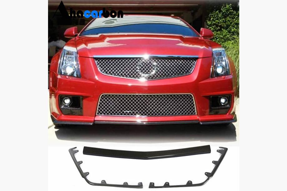 Cadillac CTS 2007–2014 Voorbumper sierlijsten (voor CTS V Coupe, carbon) Image