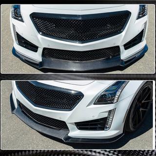 Voorbumper lip Lip V2 (voor CTS V Sedan 2016-2019, carbon) foto 3
