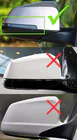 BMW 7 Serie F01/F02 2008–2015 Spiegelkappen 2012-2015 M-Look (met clips, 2 stuks) foto 2