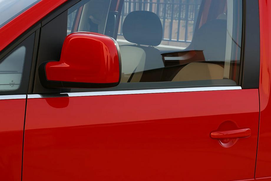 Volkswagen Caddy 2004–2010 Onderste ruitenlijsten (RVS) Voor- en achterzijde, Carmos - Turks staal Foto 2