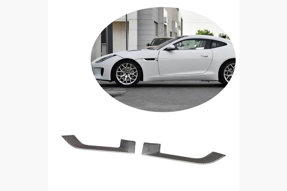 Jaguar F-Type 2013–2024 Carbon afdekkappen voor voorspatborden (2013-2016, carbon) Image