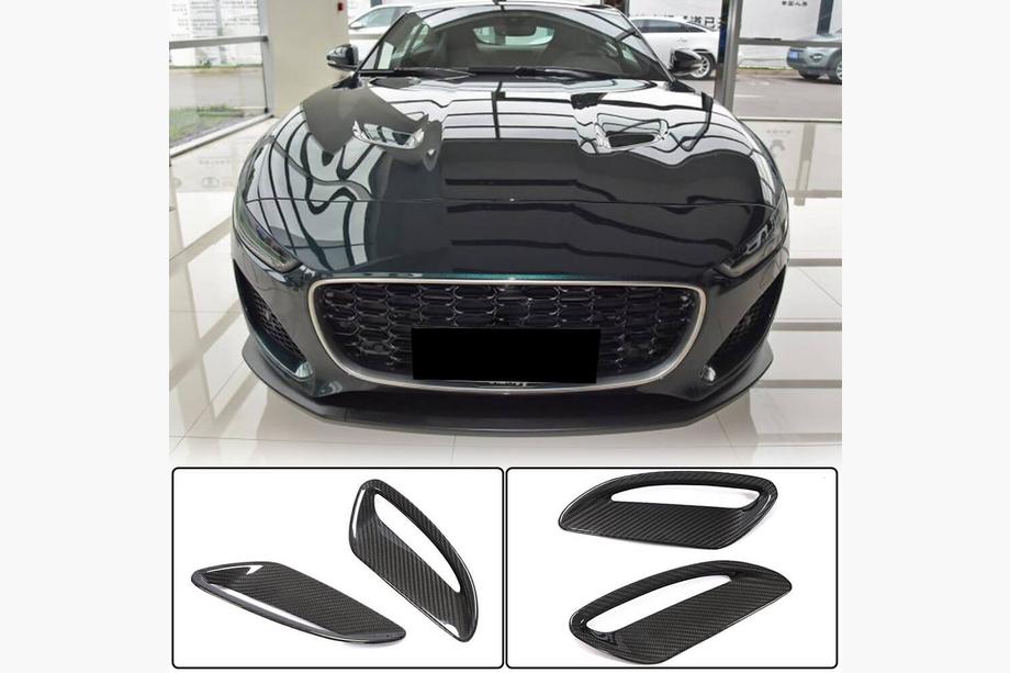 Jaguar F-Type 2013–2024 Motorkap sierlijsten (2021+, carbon) Image