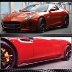 Jaguar F-Type 2013–2024 Sideskirts (2013-2016, carbon) foto 3