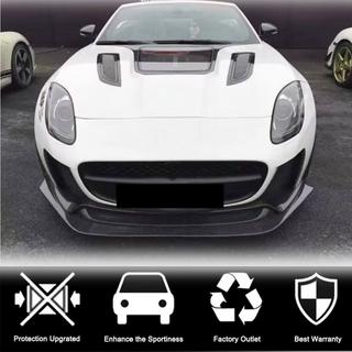 Front bumper lip (voor Base 2017-2019, carbon) foto 3