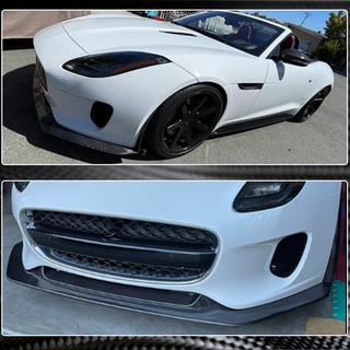 Front bumper lip (voor Base 2017-2019, carbon) foto 4