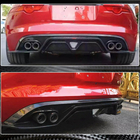 Jaguar F-Type 2013–2024 Achterbumper diffuser (2013-2019, carbon) foto 3