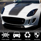 Jaguar Project 7 2013–2015 Front bumper lip (2013-2015, Carbon) foto 2