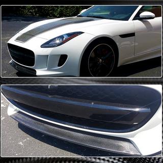 Front bumper lip (2013-2015, Carbon) foto 4