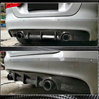 Jaguar XE 2016– Achterbumper diffuser V2 (2015-2019, carbon) foto 4