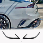 Kia Stinger 2017–2023 Achterbumper beschermlijst (2017-2020, carbon) foto 1
