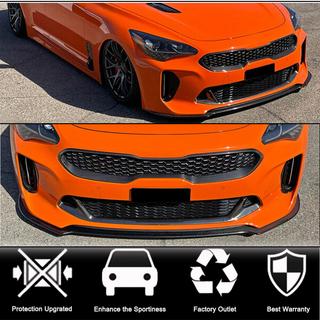 Frontbumper lip (Carbon) foto 2