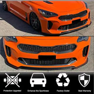 Frontbumper lip (Carbon) foto 2