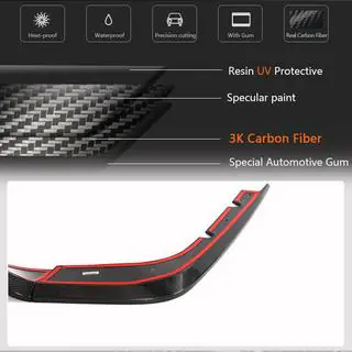 Achterbumper diffuser (carbon) foto 3