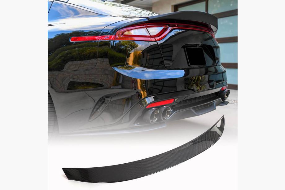 Kia Stinger 2017–2023 Spoiler V2 (Carbon) Image