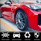 Kia Stinger 2017–2023 Sideskirts (Carbon) foto 2