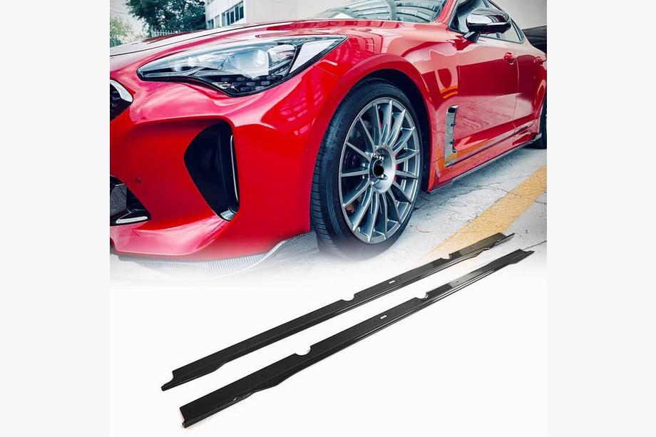 Kia Stinger 2017–2023 Sideskirts (Carbon) Image