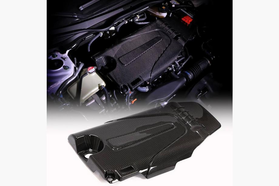 Honda Civic Sedan X 2016–2021 Motorafdekking (Carbon) Image