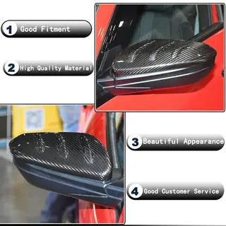 Spiegelkappen V2 (Carbon) Honda Civic Sedan X 2016–2021 foto 3