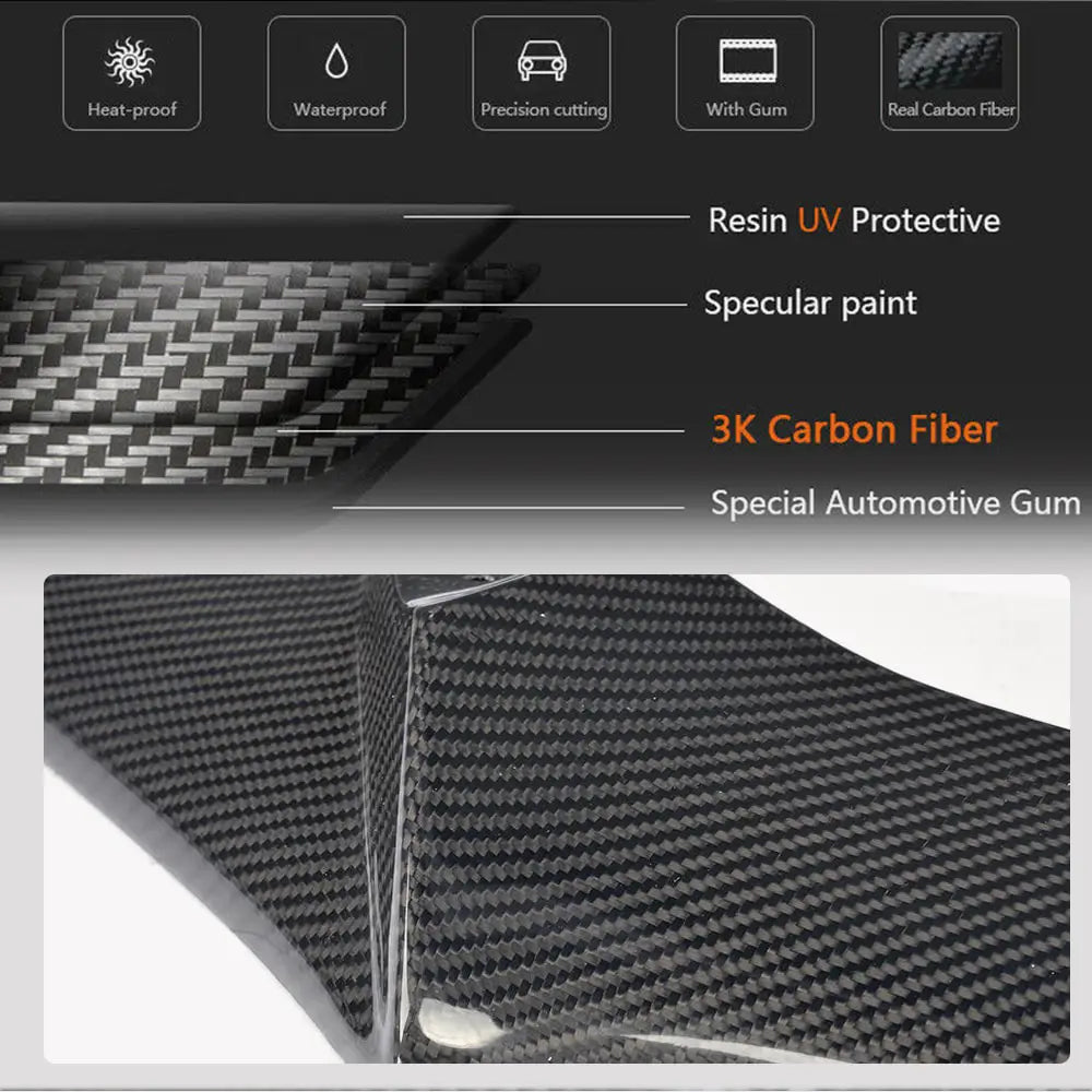 Frontbumper lip (Carbon) foto 4