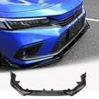 Honda Civic Sedan 2021– Frontbumper lipspoiler Lip V1 (kunststof) foto 1