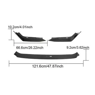 Voorbumper lip Lip V2 (carbon) Honda Civic HB 2021– foto 4