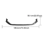 Honda Civic HB 2021– Frontbumper lip Lip V3 (carbon) foto 4