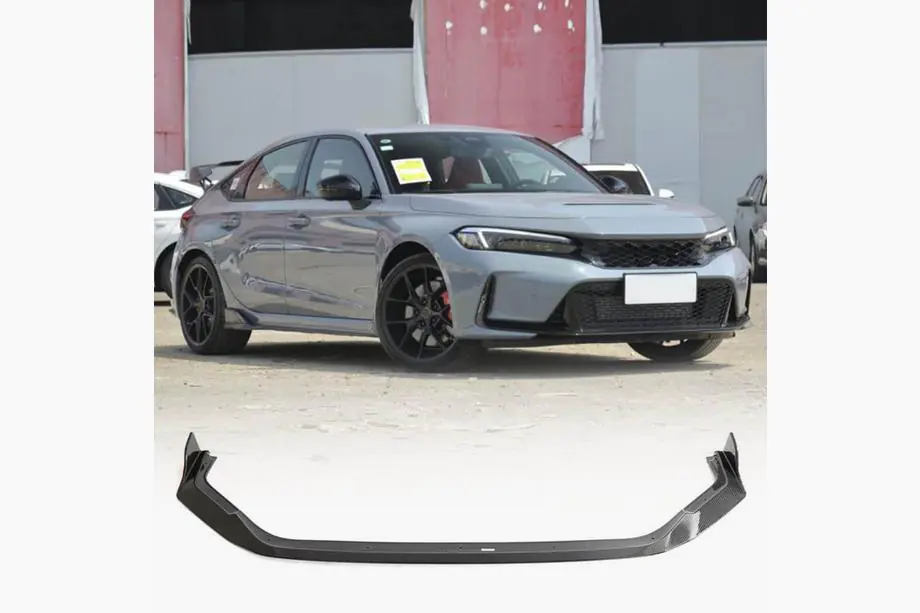Honda Civic HB 2021– Frontbumper lip Lip V3 (carbon) Image