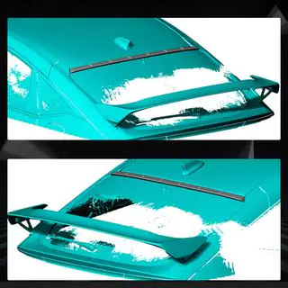 Achterruitspoiler (Carbon) Honda Civic HB 2021– foto 2